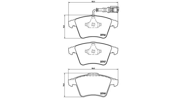 MAGNETI MARELLI stabdžių trinkelių rinkinys, diskinis stabdys 363700485081